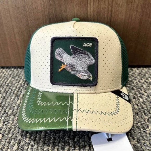 Goorin Farm Animal Trucker Baseball Snapback Hat Cap Five Down 70.0 Ace Bird